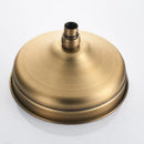 GobekUsa 8" Antique Brass Rainfall Shower Faucet Head for Refreshing Showers