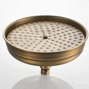 GobekUsa 8" Antique Brass Rainfall Shower Faucet Head for Refreshing Showers