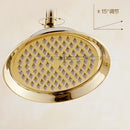 GobekUsa 8" Brass Shower Head: Bathroom Rainfall Replacement for Handshower Faucet