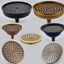 GobekUsa 8" Brass Shower Head: Bathroom Rainfall Replacement for Handshower Faucet