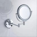 GobekUsa 8 Inch Brass LED Folding Makeup Mirror 3X/1X Magnification