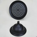 GobekUsa 8 Inch Matte Black Shower Faucet Set with Hand Spray and Rainfall Head