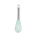Colorful stainless steel silicone whisk mixer kitchen baking tool by Decorbites