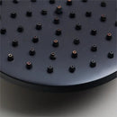 GobekUsa 8" Matte Black Wall Mounted Rainfall Shower Faucet Set with Handheld Shower