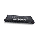 GobekUsa 8-Port DMX Signal Amplifier Splitter for LED Lights - Signal Repeater & Distributor