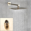 GobekUsa 8" Rainfall Shower Faucet Set with Handshower, Single Handle Mixer Tap