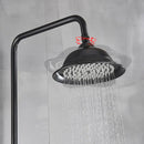 GobekUsa 8" Rainfall Shower System with Bathtub Faucet and Hand Shower