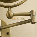 GobekUsa 8" Round LED Light Makeup Mirror with Dual 3X/1X Magnification