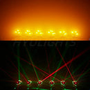 GobekUsa 8x12W RGBW 140W Dual Head LED Beam & Strobe & Laser 3-in-1 DJ Light