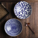 GobekUsa 9.5" Ceramic Japanese Ramen Bowl Large Soup Salad Rice Microwave Dinnerware