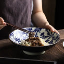 GobekUsa 9.5" Ceramic Japanese Ramen Bowl Large Soup Salad Rice Microwave Dinnerware