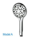 Chrome 9-function high pressure handheld shower head bathroom spray by Decorbites