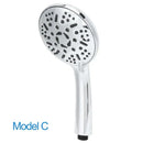 Chrome 9-function high pressure handheld shower head bathroom spray by Decorbites