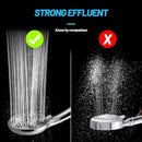 Chrome 9-function high pressure handheld shower head bathroom spray by Decorbites
