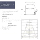 GobekUsa 9W/12W LED Recessed Downlight CRI97 Anti-glare Spot Light for Home - Beam Angle 60°