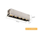 GobekUsa 9W/15W CRI97 LED Recessed Spot Light for Living Room Bedroom, Flicker-free Downlight