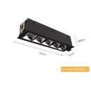 GobekUsa 9W/15W CRI97 LED Recessed Spot Light for Living Room Bedroom, Flicker-free Downlight