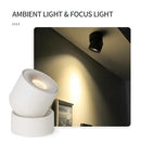 GobekUsa 9W COB LED Ceiling Spotlight 360° Rotation Modern Surface Mounted Lamp