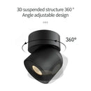 GobekUsa 9W COB LED Ceiling Spotlight 360° Rotation Modern Surface Mounted Lamp