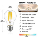 GobekUsa A19 7W 12W E27 220V LED Bulbs 2700K High Lumen Ultra Bright 1521lm Decorative