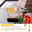 GobekUsa A19 7W 12W E27 220V LED Bulbs 2700K High Lumen Ultra Bright 1521lm Decorative