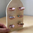 GobekUsa Abalone Shell Jewelry Organizer: Ring, Earring, Bracelet, Art Deco Display
