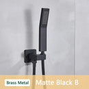GobekUsa ABS Plastic Hand Shower with Hose, Bracket | Wall Mounted Handheld Shower