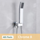 GobekUsa ABS Plastic Hand Shower with Hose, Bracket | Wall Mounted Handheld Shower