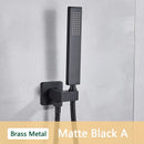 GobekUsa ABS Plastic Hand Shower with Hose, Bracket | Wall Mounted Handheld Shower