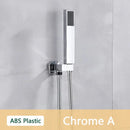 GobekUsa ABS Plastic Hand Shower with Hose, Bracket | Wall Mounted Handheld Shower