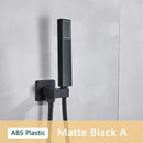 GobekUsa ABS Plastic Hand Shower with Hose, Bracket | Wall Mounted Handheld Shower