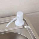 Modern black abs white soap dispenser for kitchen sink by Decorbites