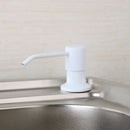 Modern black abs white soap dispenser for kitchen sink by Decorbites
