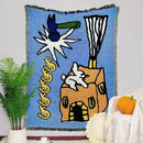GobekUsa Abstract Aesthetic Tapestry Sofa Blanket