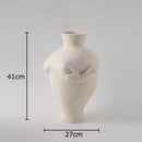 GobekUsa Abstract Art Ceramic Vase for Desk Decoration and Room Aesthetic