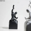 GobekUsa Abstract Art Character Statue Resin Sculpture Desk Ornament