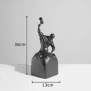 GobekUsa Abstract Art Character Statue Resin Sculpture Desk Ornament