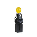 GobekUsa Abstract Art Female Body Decor Figurines Black White Resin Home Decor