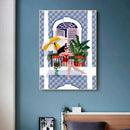 GobekUsa Abstract Beach Body Canvas Print - Home Decor