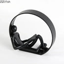 GobekUsa Abstract Black Characters Sculpture Resins Desk Decoration for Aesthetic Room Decor