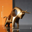 GobekUsa Abstract Bull Sculpture Cattle Statue for Home Decor Living Room Ornament