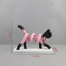 GobekUsa Abstract Cat Sculpture: Resin Handicrafts for Children's Room Decor