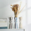 GobekUsa Abstract Ceramic Hydroponic Vase, Black & White