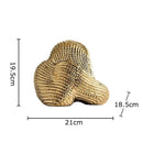 GobekUsa Abstract Ceramic Rockery Sculpture Ornament for Aesthetic Desk Decoration