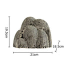 GobekUsa Abstract Ceramic Rockery Sculpture Ornament for Aesthetic Desk Decoration