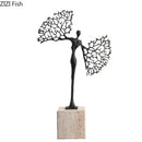 GobekUsa Abstract Character Marble Sculpture Room Decor