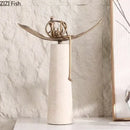 GobekUsa Abstract Character Marble Sculpture Room Decor