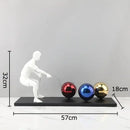 GobekUsa Abstract Character Metal Sculpture Desk Ornament Aesthetic Room Decor
