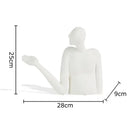 GobekUsa Abstract Character Resin Sculpture Desk Decoration for Modern Aesthetics