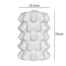 GobekUsa Abstract Character White Ceramics Vase Home Decor Handcrafted Modern Flower Arrangement